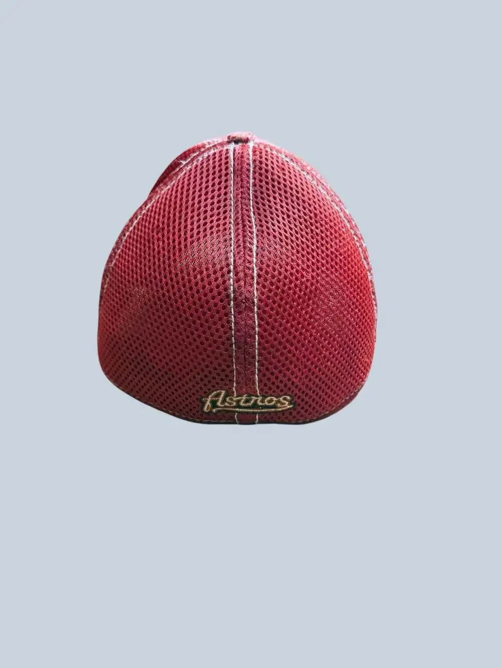 New Era 39THIRTY Houston Astros Distressed Red Mesh Back Flex Fit Hat